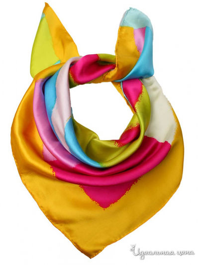 Платок, 90х90 см Venera, цвет мультиколор