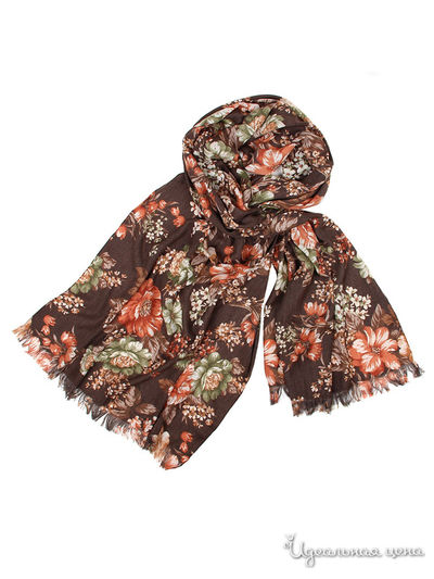 Палантин, 60*190 см Venera, цвет коричневый