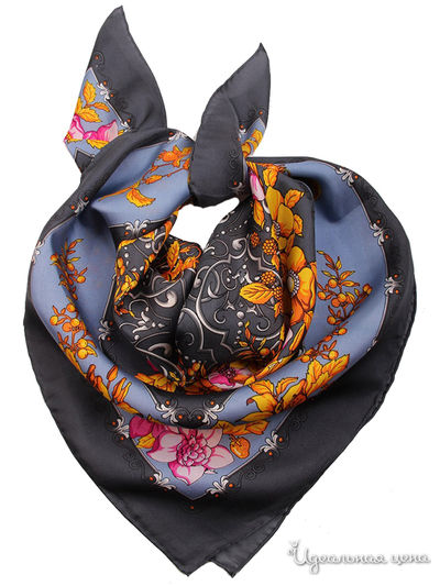 Платок, 90х90 см Venera, цвет мультиколор