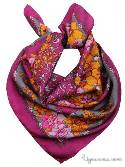 Платок, 90х90 см Venera, цвет мультиколор