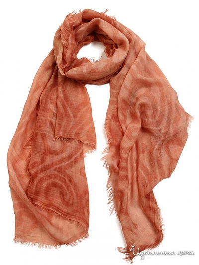 Палантин, 100*190 см Venera, цвет терракотовый