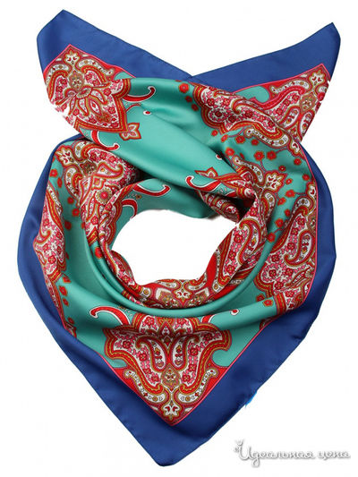 Платок, 90*90 см Venera, цвет бирюзовый