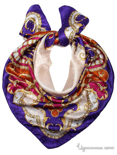 Платок, 90*90 см Venera, цвет цветной