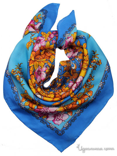 Платок, 90*90 см Venera, цвет мультиколор