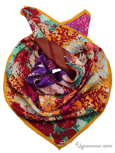 Платок, 90х90 см Venera, цвет мультиколор
