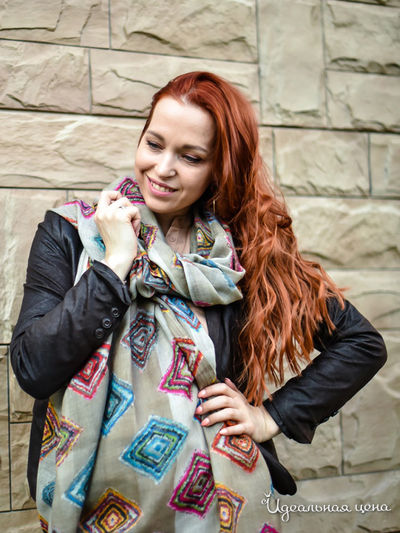 Палантин, 70*180 см Venera, цвет мультиколор