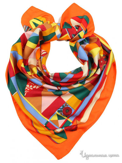 Платок, 90х90 см Venera, цвет мультиколор