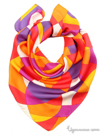 Платок, 90*90 см Venera, цвет мультиколор