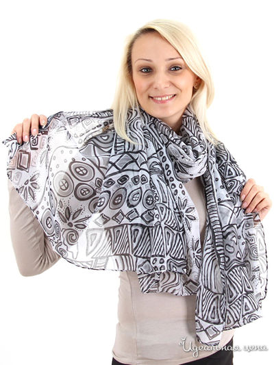 Палантин, 110*175 см Venera, цвет черный