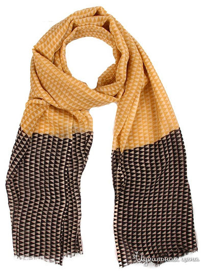 Палантин, 70*180 см Venera, цвет бежевый, черный