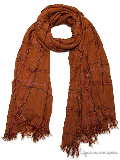 Палантин, 80*190 см Venera, цвет терракотовый