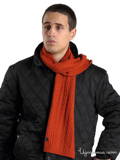 Шарф, 27*170 см Venera, цвет оранжевый