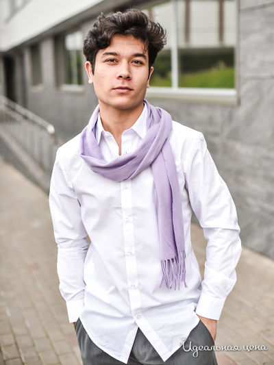 Шарф, 30*150 см Venera, цвет сиреневый