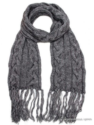 Шарф, 20*180 см Venera, цвет серый