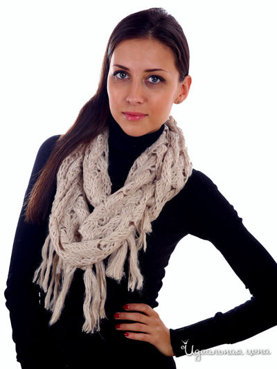 Шарф, 23*160 см Venera, цвет бежевый