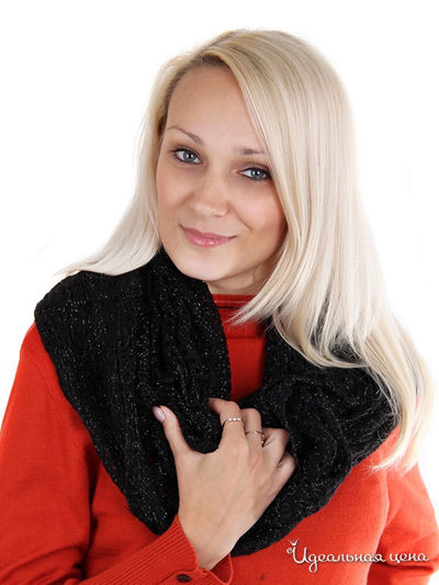 Палантин, 70*230 см Venera, цвет черный