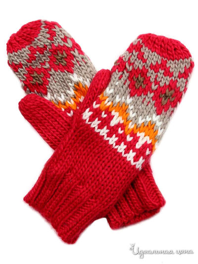 Варежки Venera, цвет красный