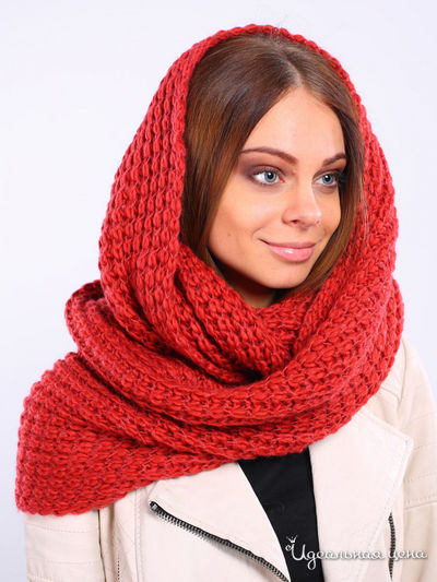 Шарф, 50*90 см Venera, цвет красный