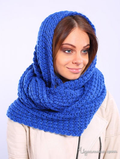 Шарф, 50*90 см Venera, цвет синий