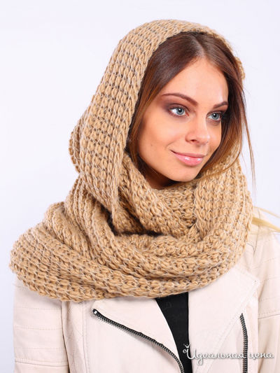 Шарф, 50*90 см Venera, цвет бежевый