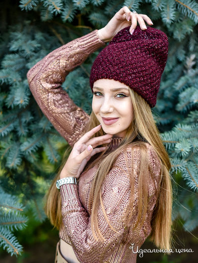 Шапка Venera, цвет бордовый