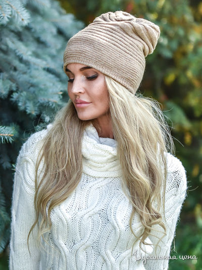 Шапка Venera, цвет бежевый
