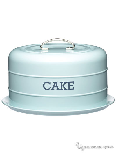 Тортовница Kitchen Craft, цвет голубой