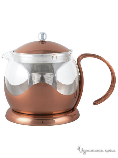 Чайник заварочный на 4 чашки, 1,2 л Kitchen Craft, цвет медный