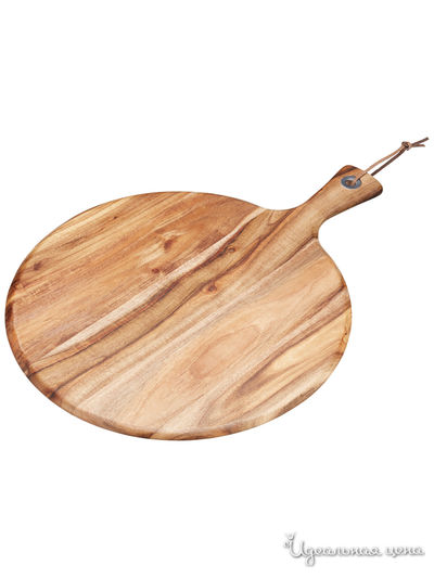 Доска сервировочная, D 30 см Kitchen Craft, цвет коричневый
