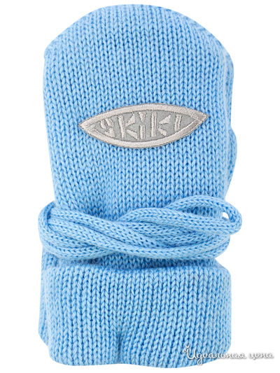 Варежки Skiki, цвет голубой