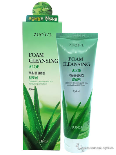 Пенка для умывания Алоэ, 130 мл, JUNO
