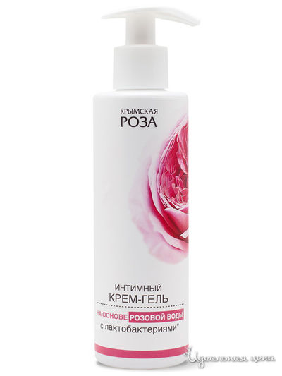 Крем-гель для интимной гигиены Роза, 200 мл, Крымская роза