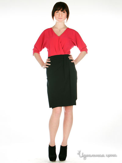 Платье SOCIETA&ATOS LOMBARDINI, цвет цвет красный / черный