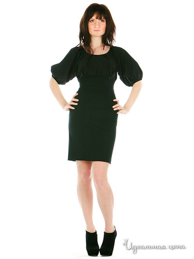 Платье SOCIETA&ATOS LOMBARDINI, цвет цвет черный