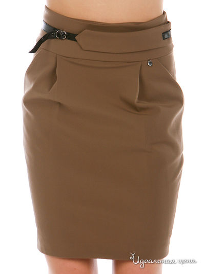 Юбка SOCIETA&ATOS LOMBARDINI, цвет цвет бежевый