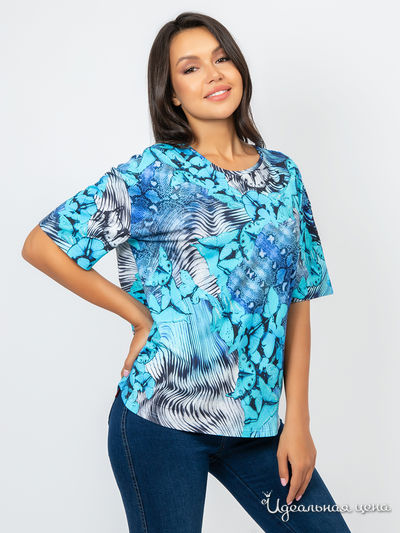 Футболка Vis-a-vis, цвет голубой