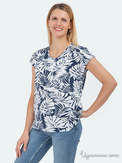 Футболка Vis-a-vis, цвет белый, синий