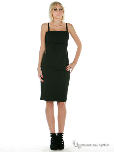 Платье SOCIETA&ATOS LOMBARDINI, цвет цвет черный