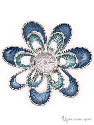 Брошь Shadore, цвет синий, голубой