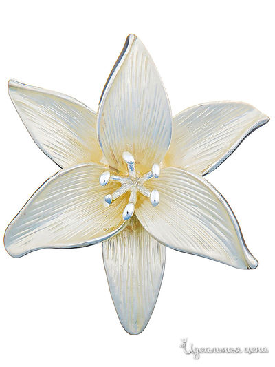 Брошь Shadore, цвет белый