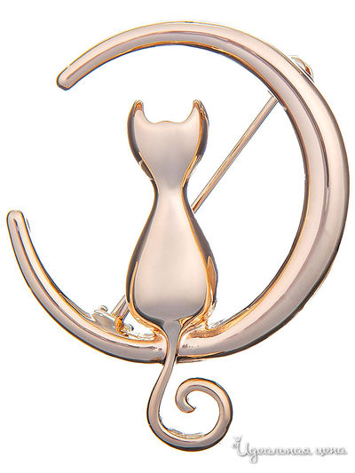 Брошь Shadore, цвет желтый