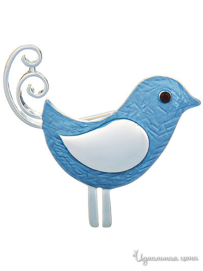 Брошь Shadore, цвет голубой