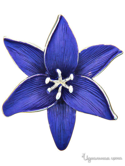 Брошь Shadore, цвет темно-синий