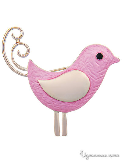 Брошь Shadore, цвет розовый