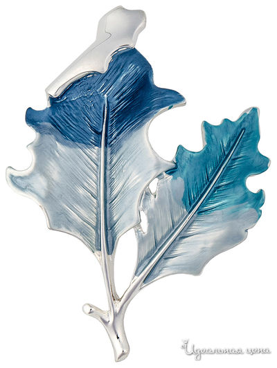 Брошь Shadore, цвет синий, голубой, бирюзовый