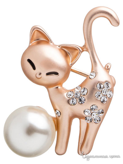 Брошь Shadore, цвет золотой