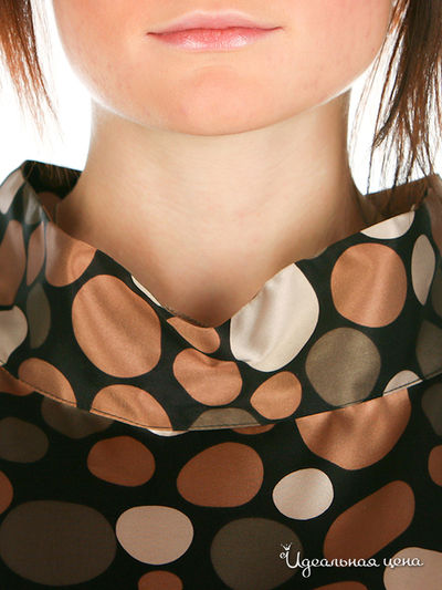 Платье CRISTINA EFFE женское, цвет коричневый / мультиколор