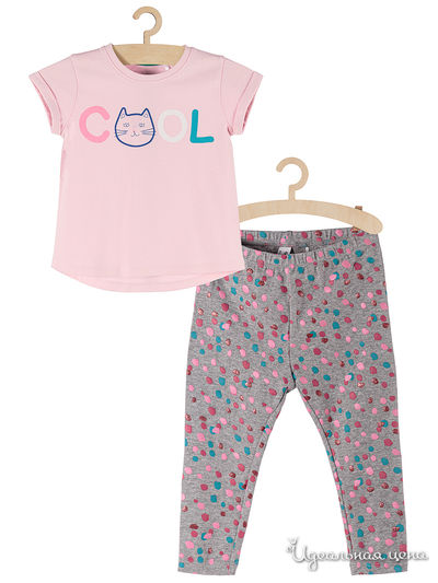 Комплект: футболка, лосины 5.10.15, цвет розовый