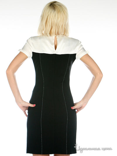 Платье CRISTINA EFFE женское, цвет черный / белый
