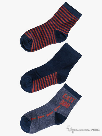 Носки, 3 шт 5.10.15, цвет мультиколор